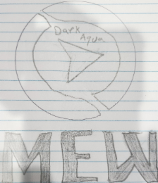 DARK AQUA MEW logo