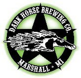 DARK HORSE BREWING CO. MARSHALL MI logo