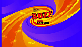 DARK ROAST ROBUST COFFEE BUZZ XXX CAFFEINE logo