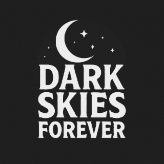 DARK SKIES FOREVER logo