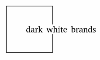 DARK WHITE BRANDS logo