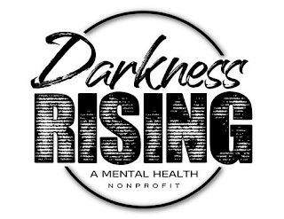 DARKNESS RISING A MENTAL HEALTH NONPROFIT logo