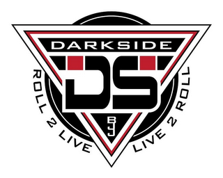 DARKSIDE DS BJJ ROLL 2 LIVE LIVE 2 ROLL logo