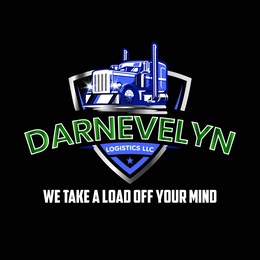 DARNEVELYN LOGISTICS LLC WE TAKE A LOAD OFF YOUR MIND logo