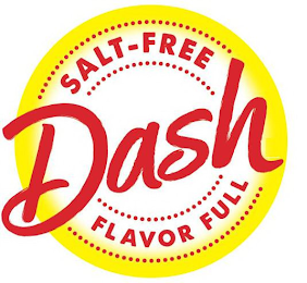DASH SALT-FREE FLAVOR FULL logo