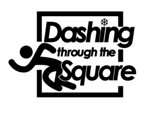 DASHING THROUGH THE SQUARE logo
