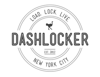 DASHLOCKER LOAD. LOCK. LIVE. EST. 2012 NEW YORK CITY logo