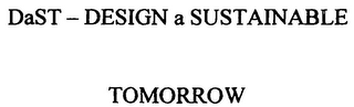 DAST - DESIGN A SUSTAINABLE TOMORROW logo