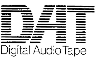 DAT DIGITAL AUDIO TAPE logo