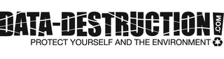 DATA-DESTRUCTION.COM PROTECT YOURSELF AND THE ENVIRONMENT logo