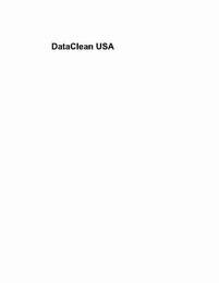 DATACLEAN USA logo