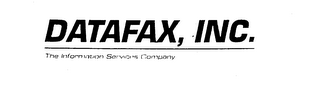 DATAFAX, INC. THE INFORMATION SERVICES COMPANY logo