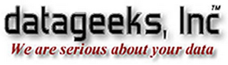 DATAGEEKS, INC WE ARE SERIOUS ABOUT YOUR DATA logo