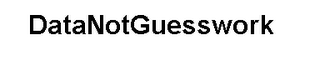 DATANOTGUESSWORK logo