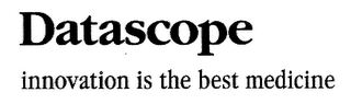 DATASCOPE INNOVATION IS THE BEST MEDICINE logo