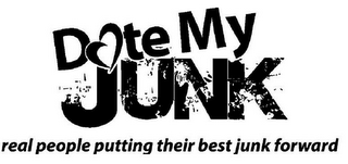 DATE MY JUNK REAL PEOPLE PUTTING THEIR BEST JUNK FORWARD logo