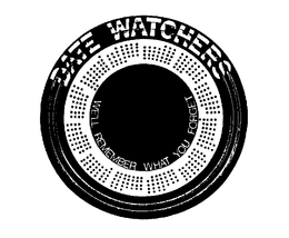DATE WATCHERS WE'LL REMEMBER WHAT YOU FORGET logo