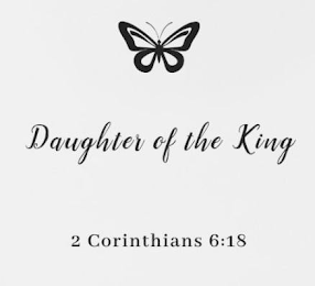 DAUGHTER OF THE KING 2 CORINTHIANS 6:18 logo