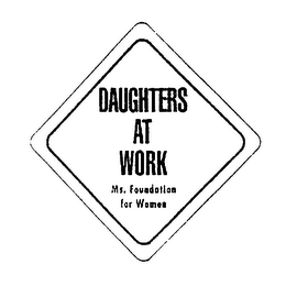 DAUGHTERS AT WORK MS. FOUNDATION FOR WOMEN logo
