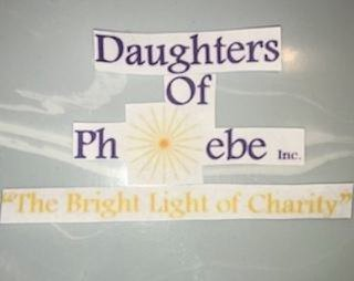 DAUGHTERS OF PHOEBE INC. "THE BRIGHT LIGHT OF CHARITY" logo