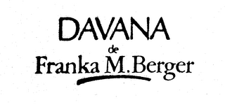 DAVANA DE FRANKA M.BERGER logo