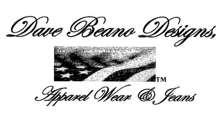DAVE BEANO DESIGNS, APPAREL WEAR & JEANS logo