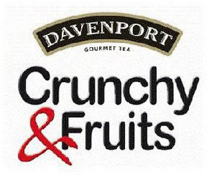 DAVENPORT GOURMET TEA CRUNCHY & FRUITS logo
