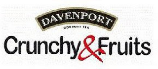 DAVENPORT GOURMET TEA CRUNCHY & FRUITS logo