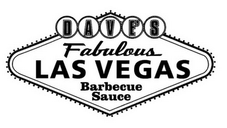 DAVE'S FABULOUS LAS VEGAS BARBECUE SAUCE logo