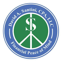 DAVID A. SANTINI, CPA, LLC FINANCIAL PEACE OF MIND logo