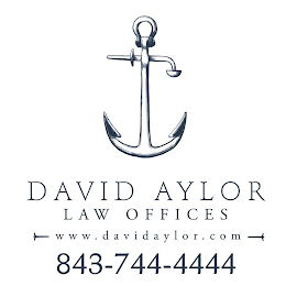 DAVID AYLOR LAW OFFICES WWW.DAVIDAYLOR.COM 843-744-4444 logo