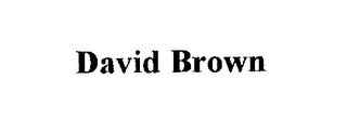 DAVID BROWN logo