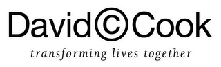 DAVID C COOK TRANSFORMING LIVES TOGETHER logo