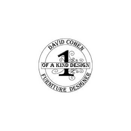 DAVID COHEN 1 OF A KIND DESIGN FURNITURE DESIGNER logo