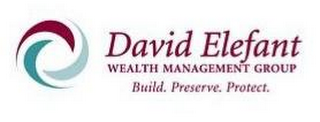 DAVID ELEFANT WEALTH MANAGEMENT GROUP BUILD. PRESERVE. PROTECT. logo
