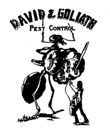 DAVID & GOLIATH PEST CONTROL logo