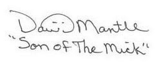 DAVID MANTLE "SON OF THE MICK" logo