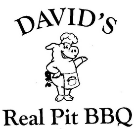 DAVID'S REAL PIT BBQ logo
