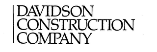 DAVIDSON CONSTRUCTION COMPANY logo