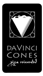 DAVINCI CONES PIZZA REINVENTED logo