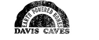 DAVIS CAVES EARTH POWERED HOMES logo