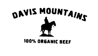 DAVIS MOUNTAINS 100% ORGANIC BEEF logo