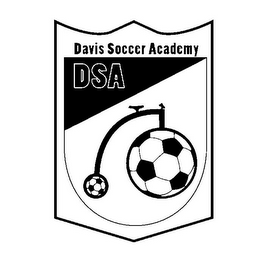 DAVIS SOCCER ACADEMY DSA logo
