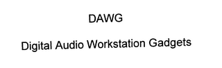 DAWG DIGITAL AUDIO WORKSTATION GADGETS logo