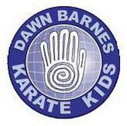 DAWN BARNES KARATE KIDS logo