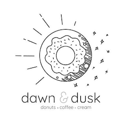 DAWN & DUSK DONUTS · COFFEE · CREAM logo