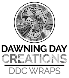 DAWNING DAY CREATIONS DDC WRAPS logo