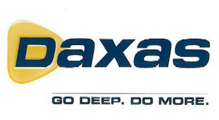 DAXAS GO DEEP. DO MORE. logo