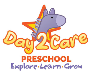DAY 2 CARE PRESCHOOL EXPLORE LEARN GROW logo