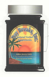 DAY BREAKS, INC. NATURAL VERBAL SUPPLEMENTS logo